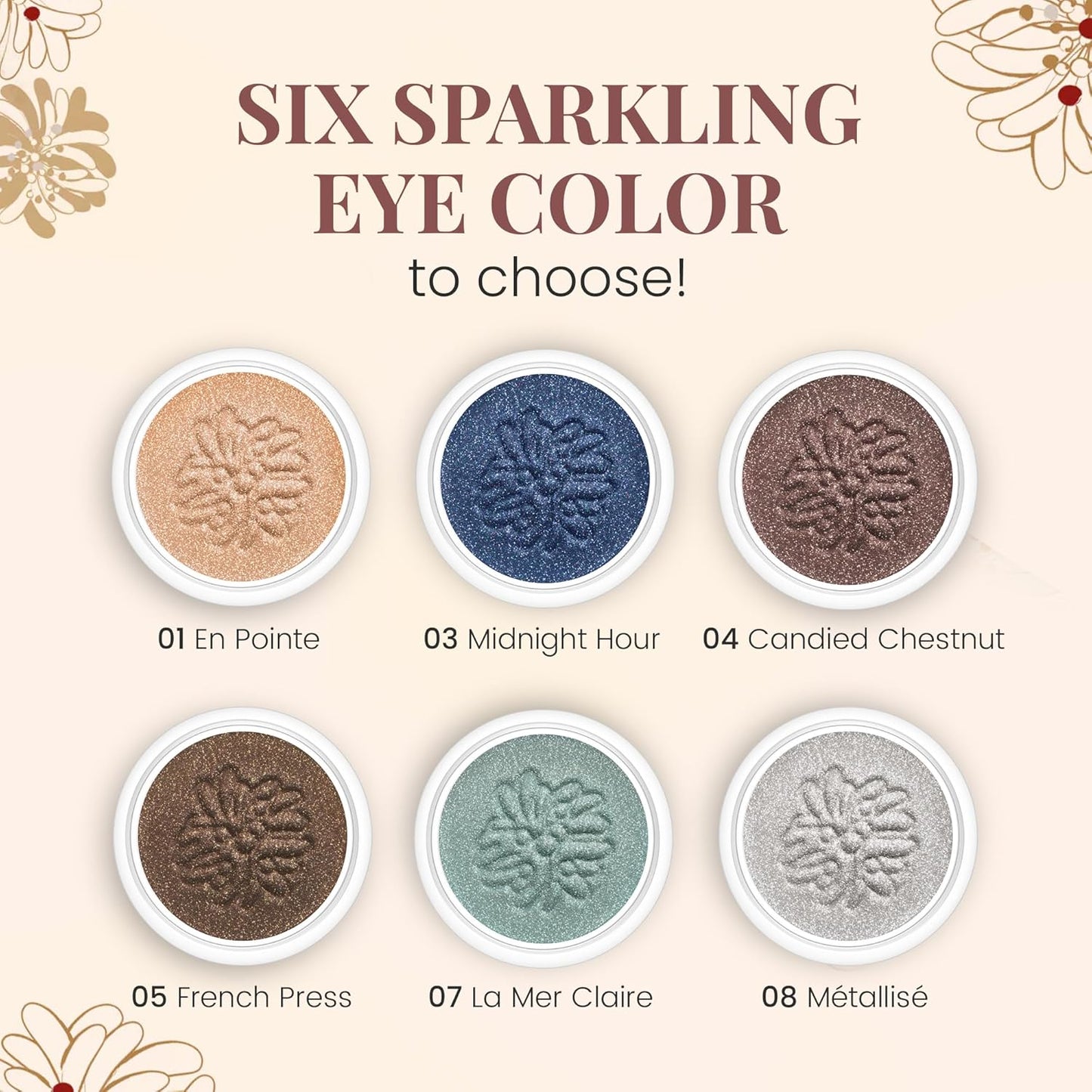 Sparkling Eye Shadow, Iridescent Eye Glitter with a Buildable Pop of Color, Hydrating Eye Makeup with Dewy Effect, Smooth Gel Application, Bold Sea Green, 07 La Mer Claire, 0.21 Oz