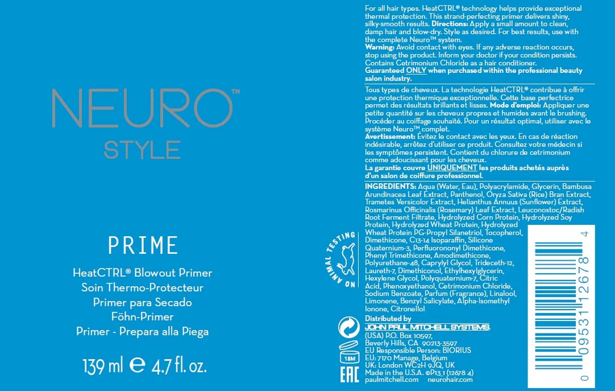 Neuro Style Prime Heatctrl Blowout Primer