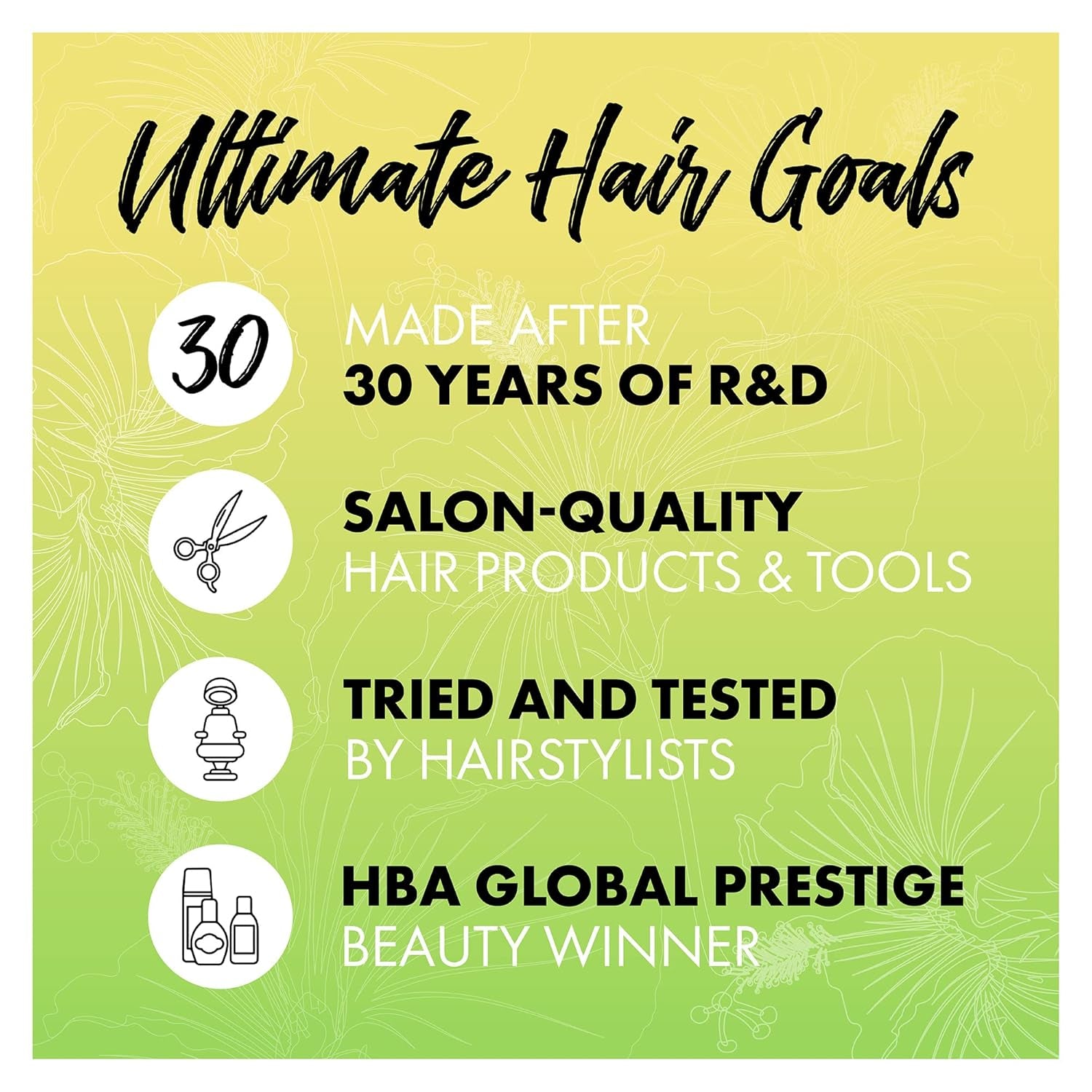 Diamond Heads Ultra Shine Serum - Anti-Frizz Hair Shine Serum Styling Product - Natural Botanical & Fruit Extracts Add Luster - Smooths Natural, Color Treated Hair & Perms