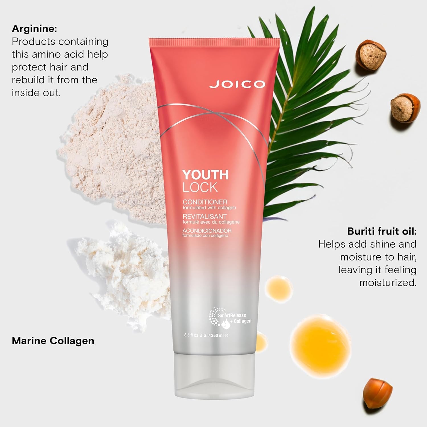 Youthlock Conditioner Formulated with Collagen | Youthful Body & Bounce | Soften and Detangle Hair | Boost Shine