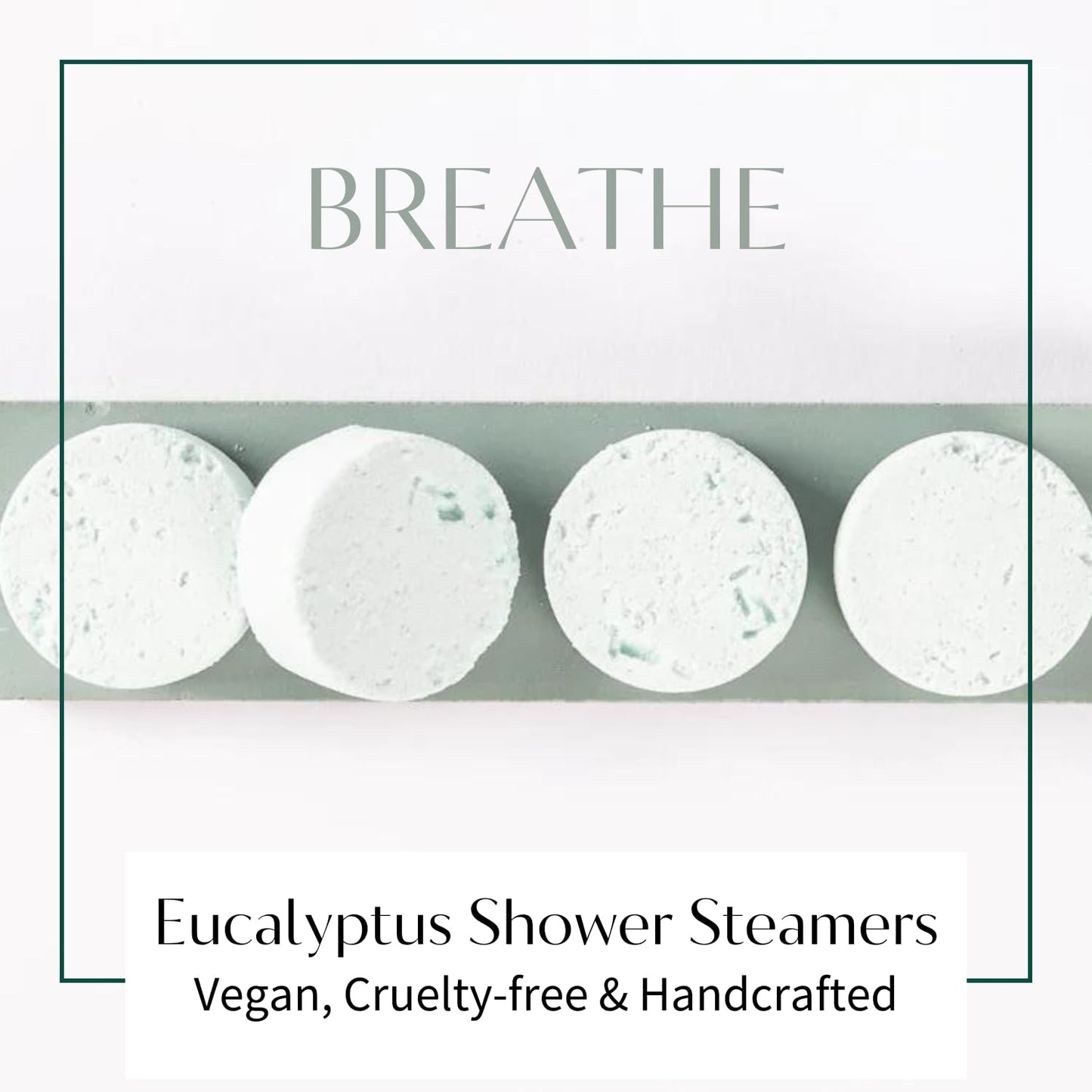 Eucalyptus Shower Steamers Aromatherapy | Organic Shower Bombs with Essential Oils | Self Care Christmas Birthday & Spa Gifts for Women & Men | Stocking Stuffers | 4 Pack