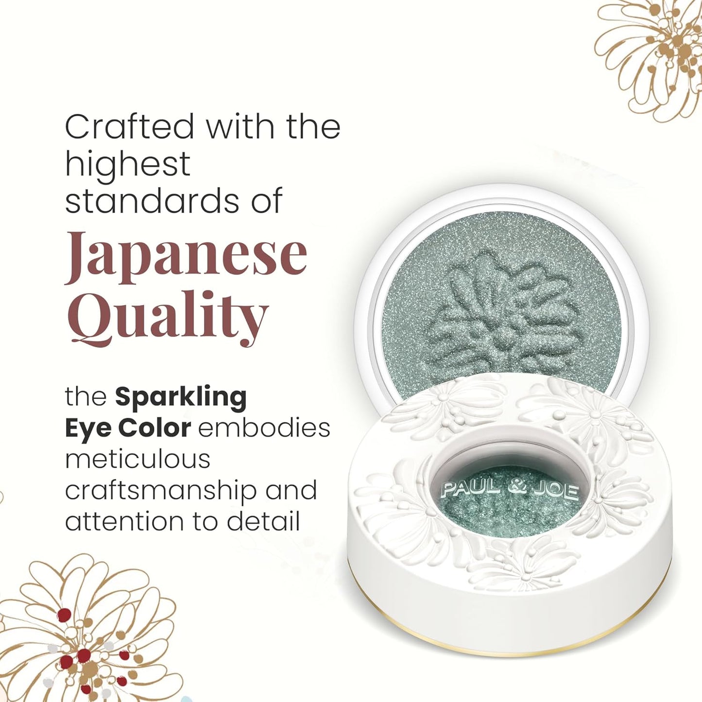 Sparkling Eye Shadow, Iridescent Eye Glitter with a Buildable Pop of Color, Hydrating Eye Makeup with Dewy Effect, Smooth Gel Application, Bold Sea Green, 07 La Mer Claire, 0.21 Oz