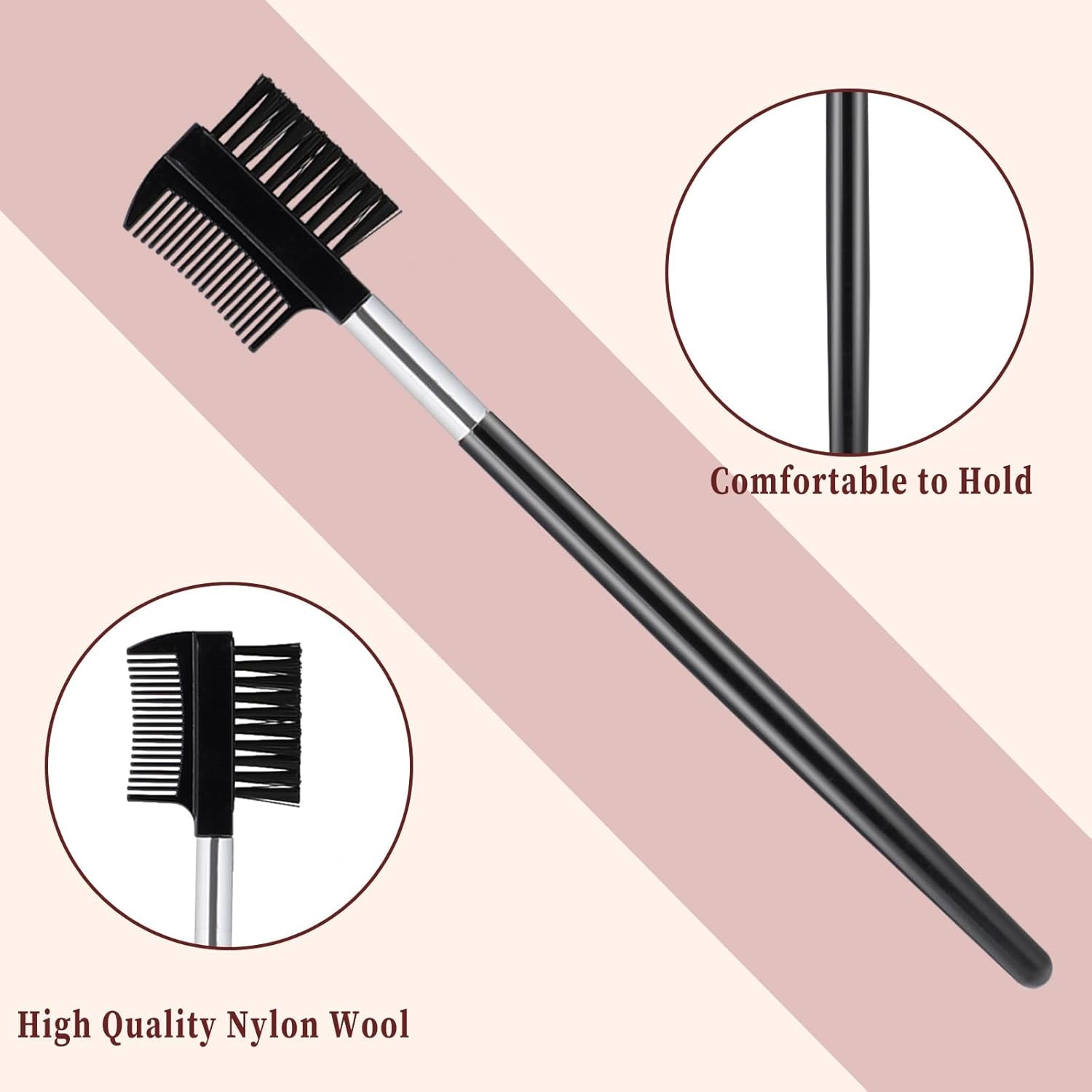 20 Pack Eyebrow Brush and Comb Eye Brow Eyelash Brush Comb, Eyelash Makeup Brush, Makeup Tool for Eyelashes Extension, Eye Makeup Brush, Lash Seperating Combs