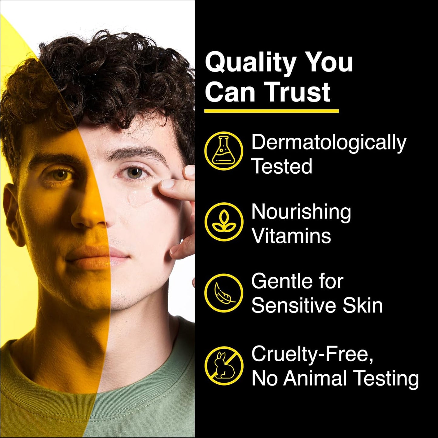 Skin Care Set Routine for Men - Boss Trio - Men'S Facial Care Kit, Men'S Skincare Routine Banish Dark Circles, Puffiness, Clogged Pores - 2 Month Supply