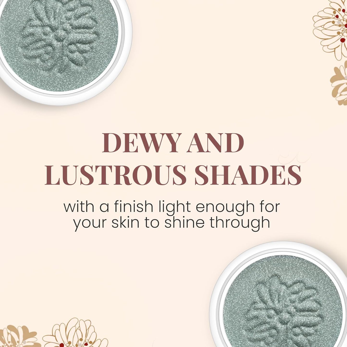 Sparkling Eye Shadow, Iridescent Eye Glitter with a Buildable Pop of Color, Hydrating Eye Makeup with Dewy Effect, Smooth Gel Application, Bold Sea Green, 07 La Mer Claire, 0.21 Oz