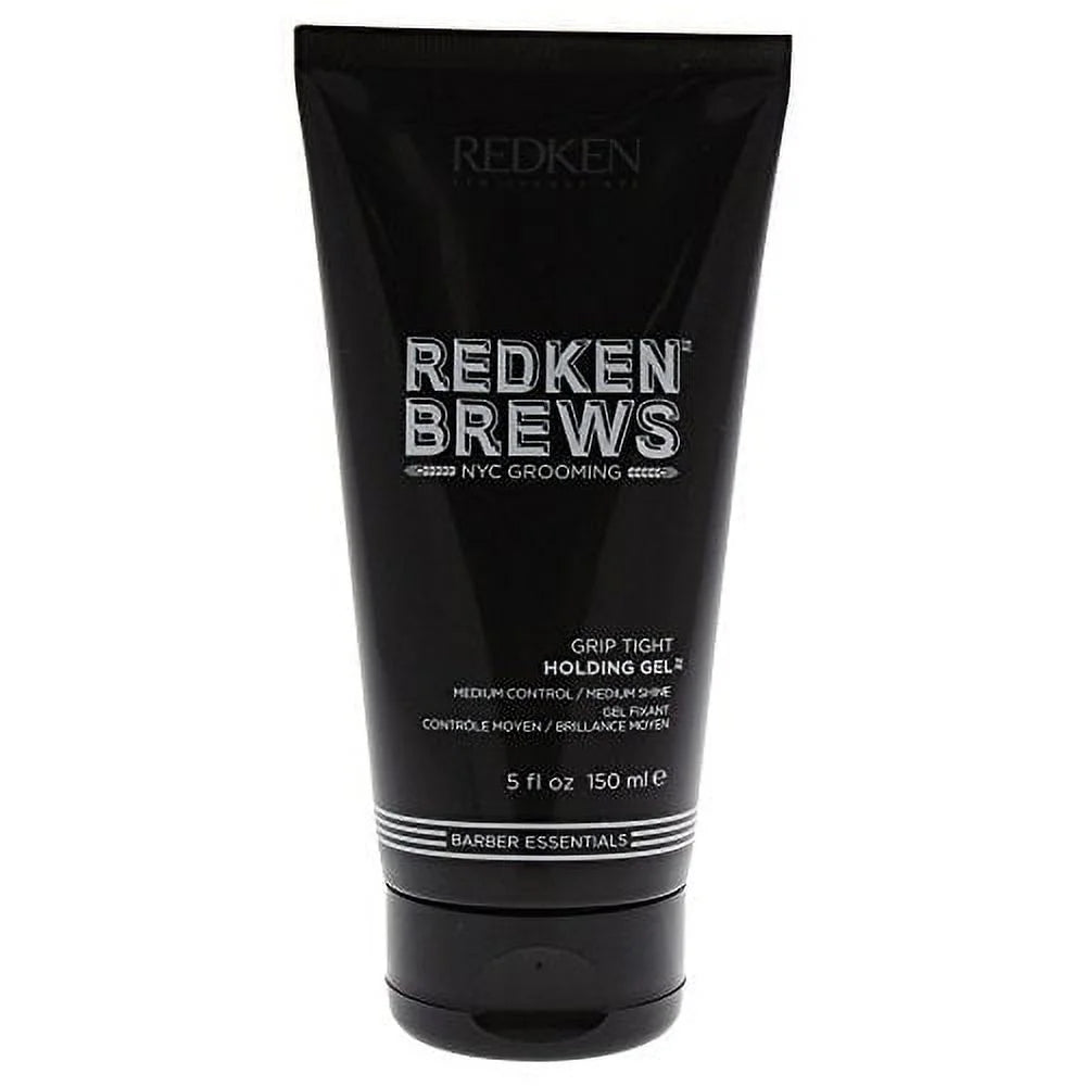 Brews Holding Gel for Men, Medium Hold, Medium Shine, Flake-Free, Hair Gel 5 Fl. Oz