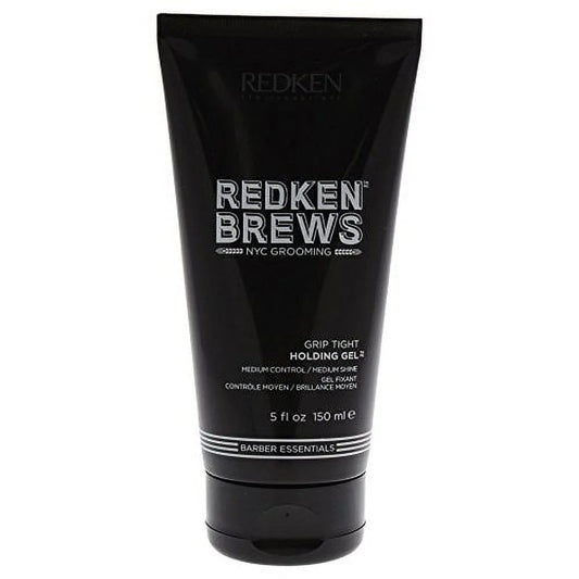Brews Holding Gel for Men, Medium Hold, Medium Shine, Flake-Free, Hair Gel 5 Fl. Oz