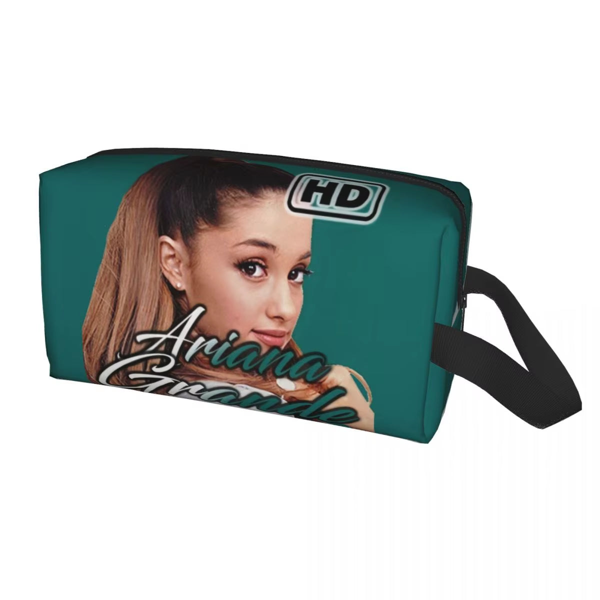 Custom Ariana Grande Cosmetic Bag Women Kawaii Big Capacity Thank U,Next Latest Album Makeup Case Beauty Storage Toiletry Bags