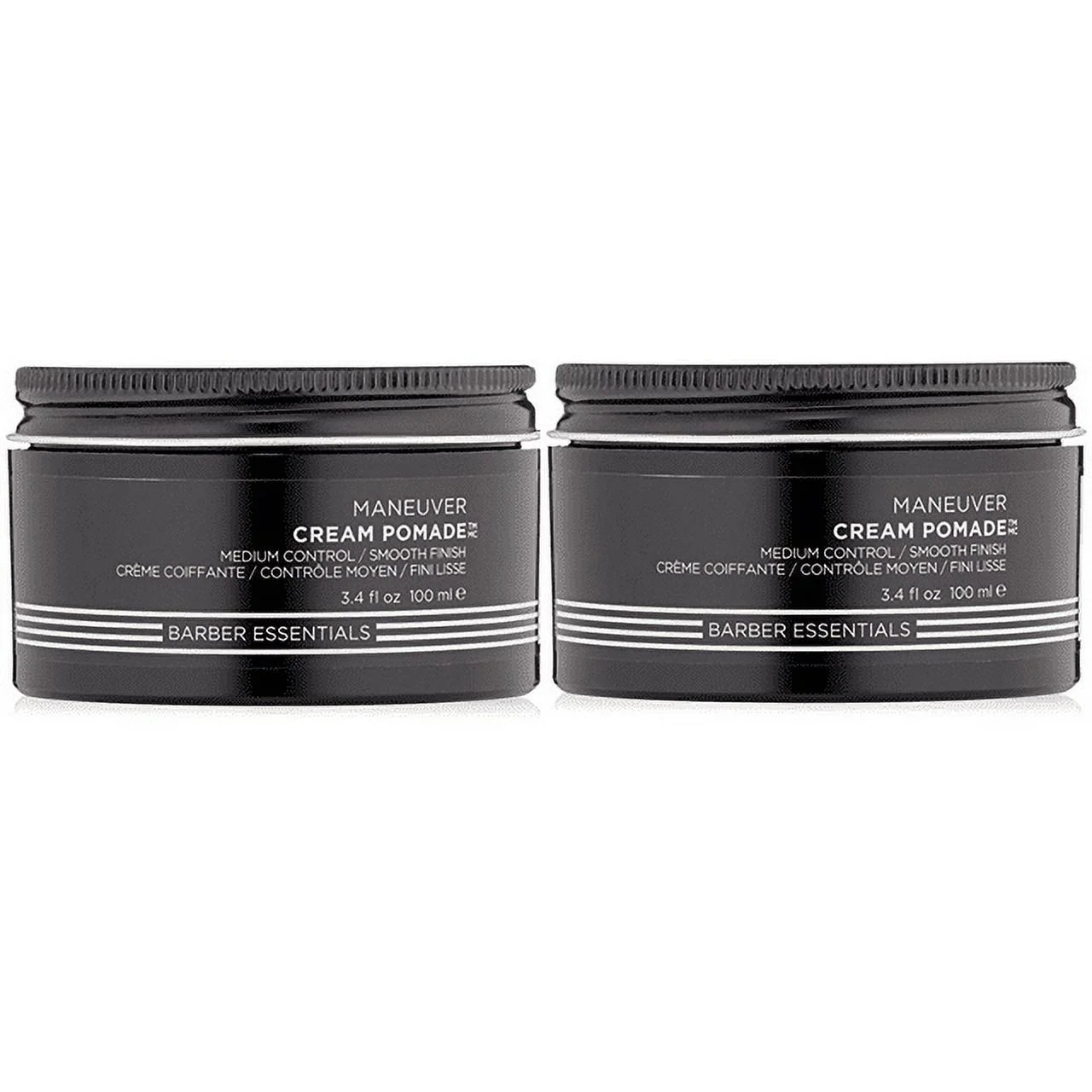 Brews Maneuver Cream Pomade 3.4 Fl Oz 2 Pack