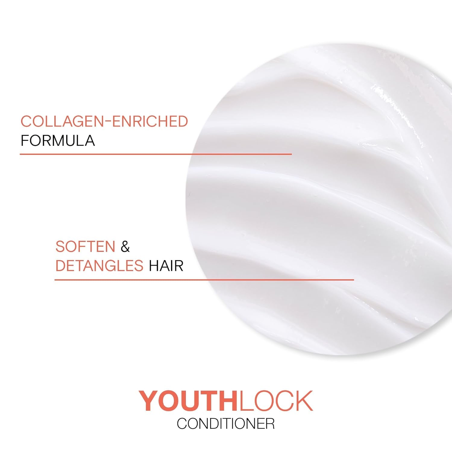 Youthlock Conditioner Formulated with Collagen | Youthful Body & Bounce | Soften and Detangle Hair | Boost Shine