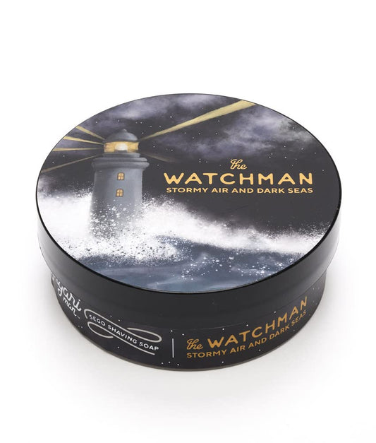 - the Watchman Shave Soap - Smooth Glide Grooming Accessories for Men - Super Strength No Bump Cream and Skin Tight Lotion for the Sophisticated Young or Old Man - 5Oz Jar