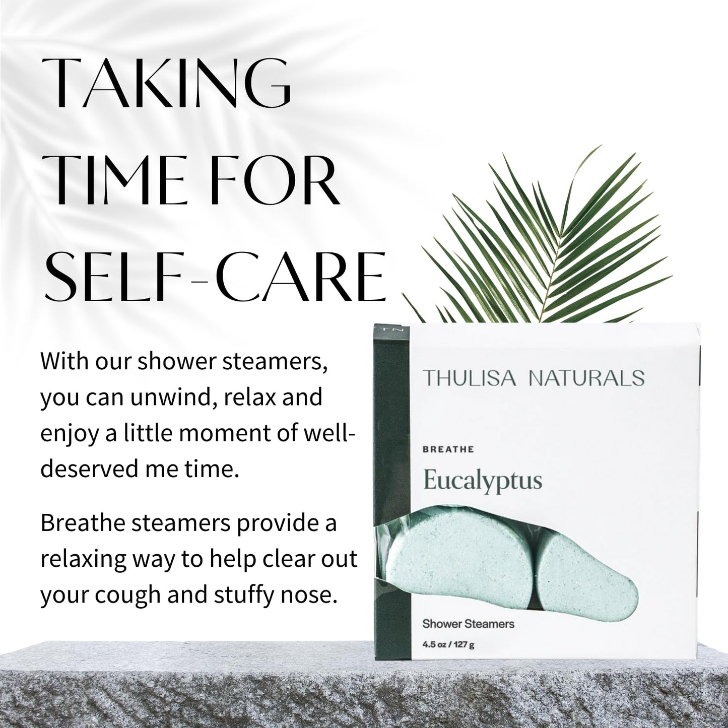 Eucalyptus Shower Steamers Aromatherapy | Organic Shower Bombs with Essential Oils | Self Care Christmas Birthday & Spa Gifts for Women & Men | Stocking Stuffers | 4 Pack