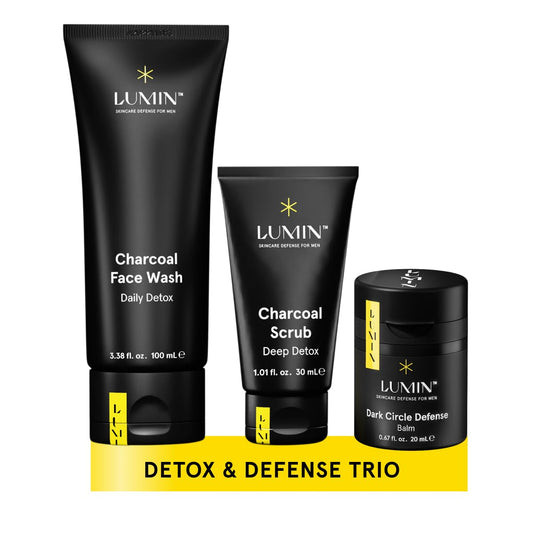 Skin Care Set Routine for Men - Boss Trio - Men'S Facial Care Kit, Men'S Skincare Routine Banish Dark Circles, Puffiness, Clogged Pores - 2 Month Supply